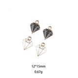 30pcs Irregular Enamel Pendant Charms for DIY Jewelry Making