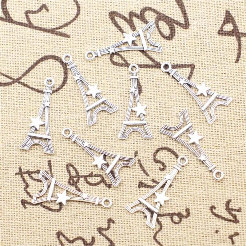 Pagoda Charm Jewelry Making DIY Finding 100pcs 13x30mm