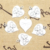50pcs Love Butterfly Charm Jewelry Making DIY Finding 20x26mm