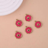 5Pcs 12*15mm Kpop Star Charms for Jewelry Making DIY