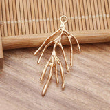 30PCS Tree Branch Metal Pendant Charms DIY Jewelry Making Accessories
