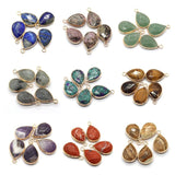 Opal Amethyst Charm Drop Stone Pendant DIY Jewelry