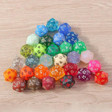 10pcs Geometry Dice Charms Pendant DIY Jewelry Making Accessories