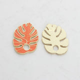 Zinc Alloy Enamel Charms Turtle Leaf Pendant 10pcs/lot DIY Jewelry Making