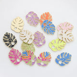 Zinc Alloy Enamel Charms Turtle Leaf Pendant 10pcs/lot DIY Jewelry Making