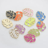 Zinc Alloy Enamel Charms Turtle Leaf Pendant 10pcs/lot DIY Jewelry Making
