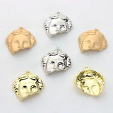 Human Face Portrait Enamel Charms for Jewelry Making