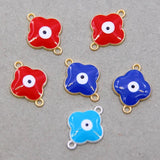 50pcs Evil Eye Charms Pendants for Jewelry Making DIY Accessories