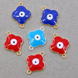 50pcs Evil Eye Charms Pendants for Jewelry Making DIY Accessories
