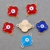50pcs Evil Eye Charms Pendants for Jewelry Making DIY Accessories