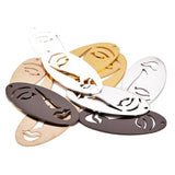 Exaggerated Face Contour Earrings Pendant DIY