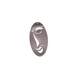 Exaggerated Face Contour Earrings Pendant DIY