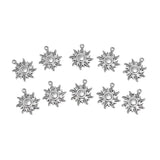 10pcs 316L Stainless Steel Plated Sun Charm Pendants for DIY Jewelry Making