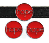 20PCS 8MM Expression Face Hope YES NO Slide Charms For DIY Bracelet