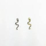 20pcs 16mm Tiny Snake DIY Charms Pendant Necklace Earring Bracelet