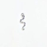 20pcs 16mm Tiny Snake DIY Charms Pendant Necklace Earring Bracelet