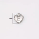 Stainless Steel A-Z Initial Letter Pendants DIY Charms Necklace Jewelry