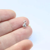 20pcs Mini Drop Bee Charms Pendant Jewelry DIY Necklace Bracelet Earrings