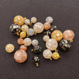 Natural Sea Shell Pendant DIY Charm Making Beads Necklace Earrings