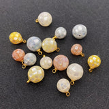 Natural Sea Shell Pendant DIY Charm Making Beads Necklace Earrings