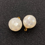 Natural Sea Shell Pendant DIY Charm Making Beads Necklace Earrings