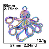 3Pcs Ocean Big Octopus Charms for Jewelry Making