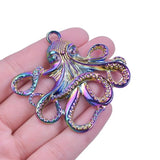3Pcs Ocean Big Octopus Charms for Jewelry Making