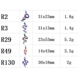 10 Alloy Snake Charms for Jewelry Making DIY Material