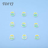 20pcs Easter Egg Floating Charms for Living Glass Memory Locket
