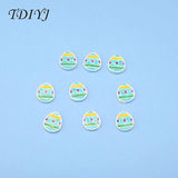 20pcs Easter Egg Floating Charms for Living Glass Memory Locket