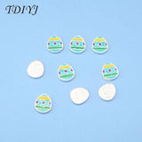20pcs Easter Egg Floating Charms for Living Glass Memory Locket