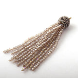 Crystal Tassel Pendants for DIY Necklace Jewelry Making