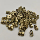 100 PCS Earring Studs Backs Butterfly Stopper Scrolls Ear Post Nuts DIY Jewelry