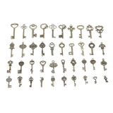 40 Vintage Antique Skeleton Keys Pendant DIY Jewelry Finding