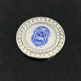 Alloy Round Oil Sealing Sticker Letter Pendant Charm Jewelry