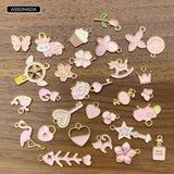 30pcs Mixed Lovely Charms Pendant DIY Jewelry Making Accessories