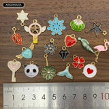 30pcs Mixed Lovely Charms Pendant DIY Jewelry Making Accessories