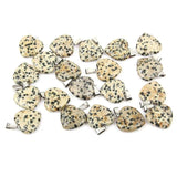 Natural Stone Water Drop Pendants Pink Tiger Eye Charms 20*6 mm