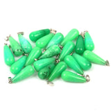 Water Drop Opal/Malachite Pendant for Jewelry Making