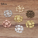 BoYuTe Flower Charms 200 Pcs 15mm 7 Colors DIY Jewelry Material
