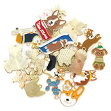26PCS Enamel Dog Charms for Jewelry Making Crafting