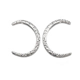 10Pcs Tibetan Silver Crescent Moon Charms Pendant for DIY Jewelry Making