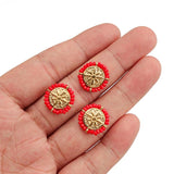 2Pcs Stainless Steel North Star Pendant Crystal Charms for DIY Necklace
