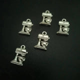 50pcs Antique Silver Alloy Coffeemaker Charms 11x17mm