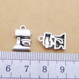 50pcs Antique Silver Alloy Coffeemaker Charms 11x17mm