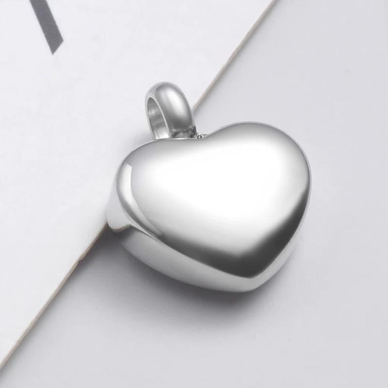 3Pcs Heart Locket Charms Memorial Ashes Necklace Bracelet Jewelry