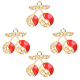 20 Enamel Fruits Charms Pendant Jewelry Making Earring Necklace