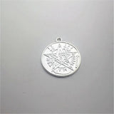 20pcs Solomon Hexagram Charm 22mm Alloy Pendant DIY Jewelry Accessory SMC050