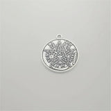 20pcs Solomon Hexagram Charm 22mm Alloy Pendant DIY Jewelry Accessory SMC050
