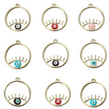 10pcs Alloy Eyes Charms Pendant for DIY Jewelry Making